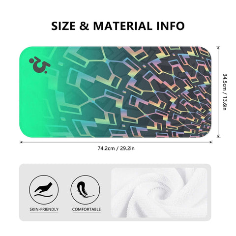 Mr.Shit Gym Towel - Mr Shit - Green Pattern All Towels 26 $