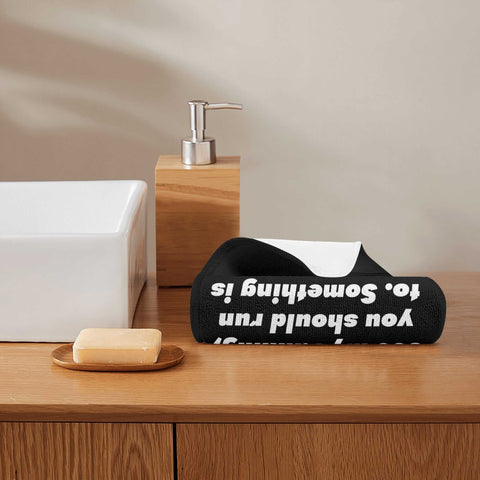 Mr.Shit Gym Towel - Mr Shit - I Dont Run! All Towels 26 $