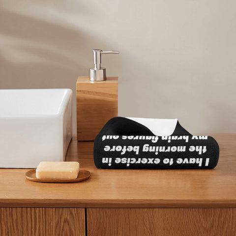 Mr.Shit Gym Towel - Mr Shit - I Have To Exercise In The Morning All Towels 26 $