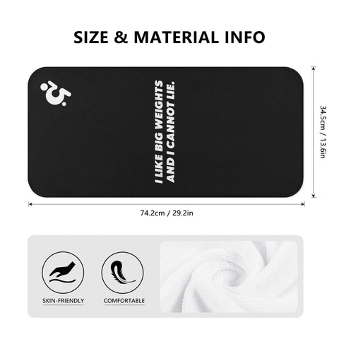 Mr.Shit Gym Towel - Mr Shit - I Like Big Weights All Towels 26 $