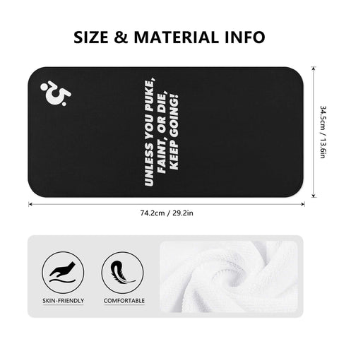 Mr.Shit Gym Towel - Mr Shit - Keep Going! All Towels 26 $