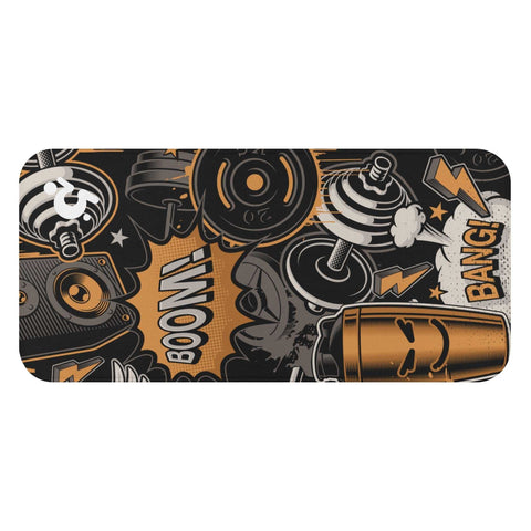 Mr.Shit Gym Towel - Mr Shit - Orange Pattern 2 $ 26.95