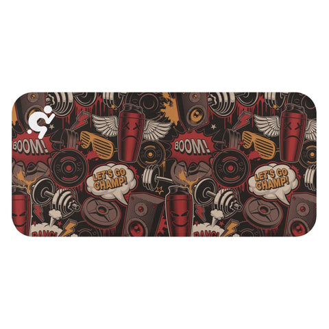 Mr.Shit Gym Towel - Mr Shit - Red Pattern All Towels 26 $