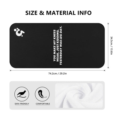 Mr.Shit Gym Towel - Mr Shit - Weak Knees All Towels 26 $