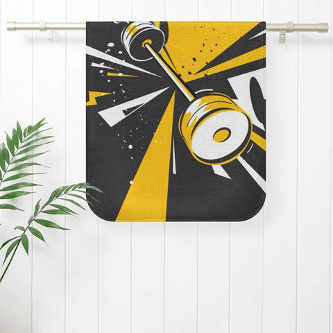Mr.Shit Gym Towel - Mr Shit - Yellow Pattern All Towels 26 $