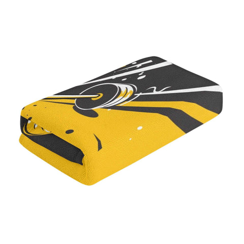 Mr.Shit Gym Towel - Mr Shit - Yellow Pattern All Towels 26 $