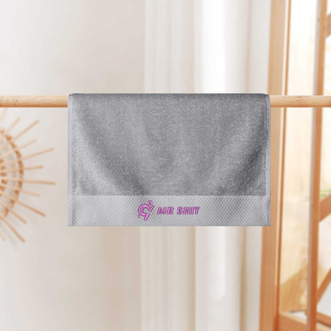 Mr.Shit Gym Towels - Square Embroidered - Mr Shit - Purple Logo All Towels 34 $