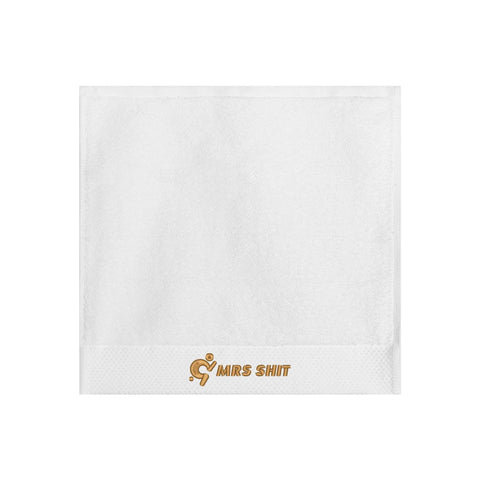 Mr.Shit Gym Towels - Square Embroidered - Mrs Shit - Gold Logo All Towels 34 $