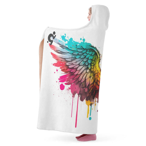 Mr.Shit Hooded Blanket - Angel Wings Accessories 97 $