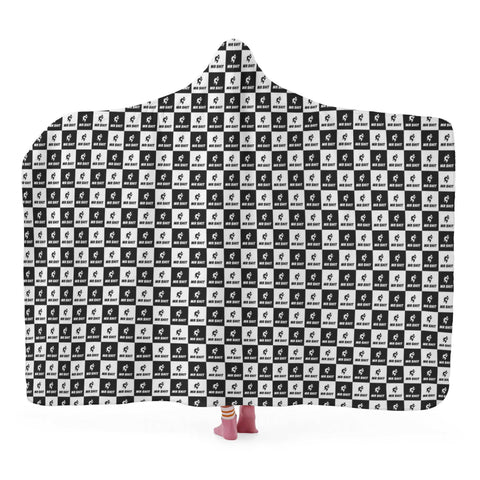 Mr.Shit Hooded Blanket - Black & White Mr Shit Best Selling Products 97 $