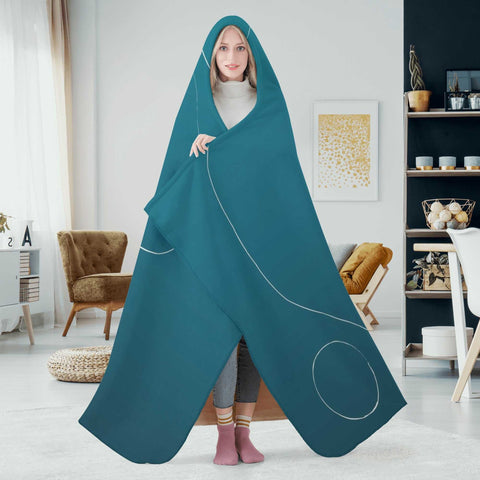 Mr.Shit Hooded Blanket - Blue Mr Shit Best Selling Products 97 $