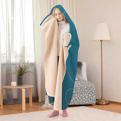 Mr.Shit Hooded Blanket - Blue Mr Shit Best Selling Products 97 $