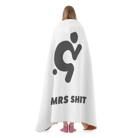 Mr.Shit Hooded Blanket - Mrs Shit Accessories 97 $