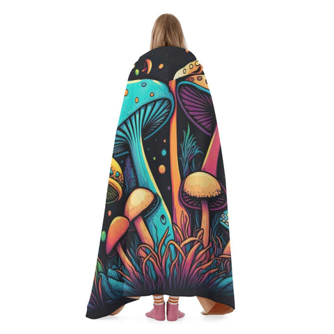 Mr.Shit Hooded Blanket - Mushrooms 2 Accessories 97 $