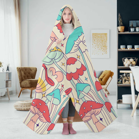 Mr.Shit Hooded Blanket - Mushrooms Accessories 97 $