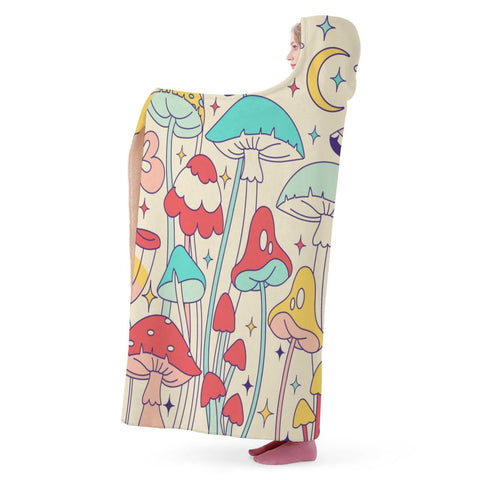 Mr.Shit Hooded Blanket - Mushrooms Accessories 97 $
