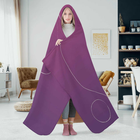 Mr.Shit Hooded Blanket - Purple Mrs Shit Best Selling Products 97 $