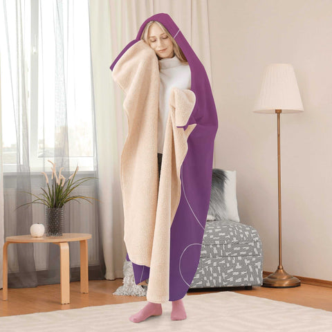 Mr.Shit Hooded Blanket - Purple Mrs Shit Best Selling Products 97 $
