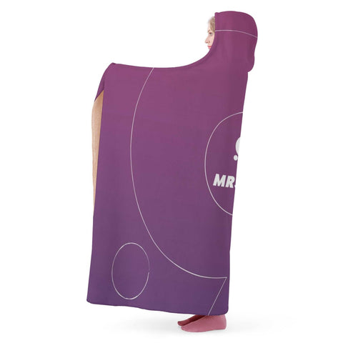 Mr.Shit Hooded Blanket - Purple Mrs Shit Best Selling Products 97 $