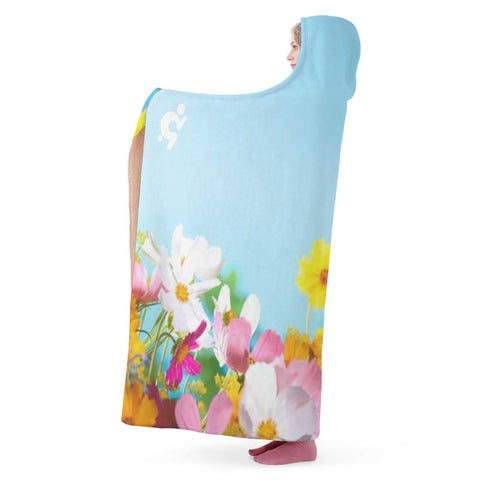 Mr.Shit Hooded Blanket - Wild Flowers Accessories 97 $