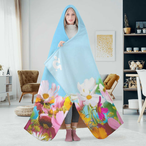 Mr.Shit Hooded Blanket - Wild Flowers Accessories 97 $