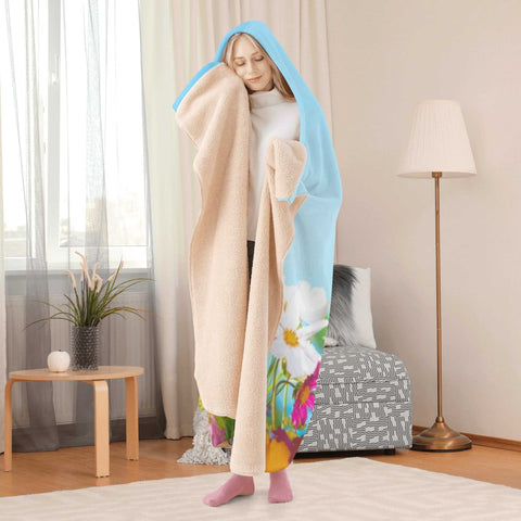 Mr.Shit Hooded Blanket - Wild Flowers Accessories 97 $