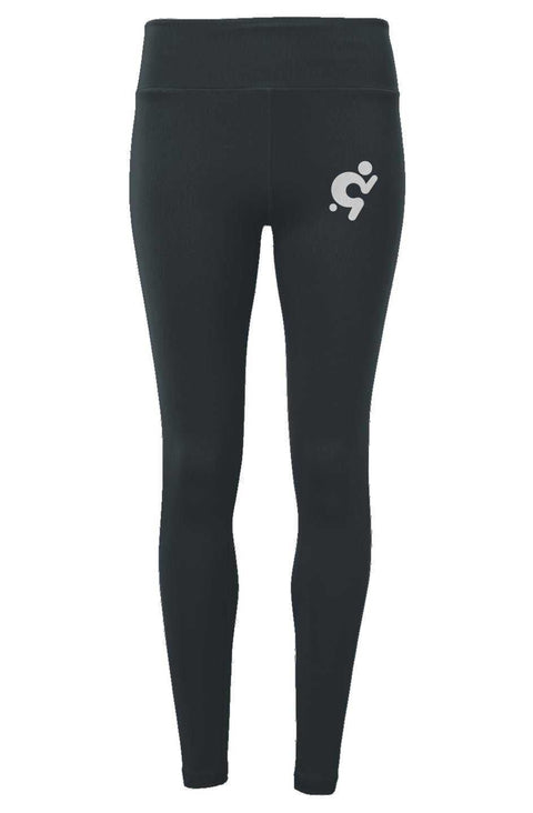 Mr.Shit Ladies' Performance Leggings - Charcoal $ 65.95
