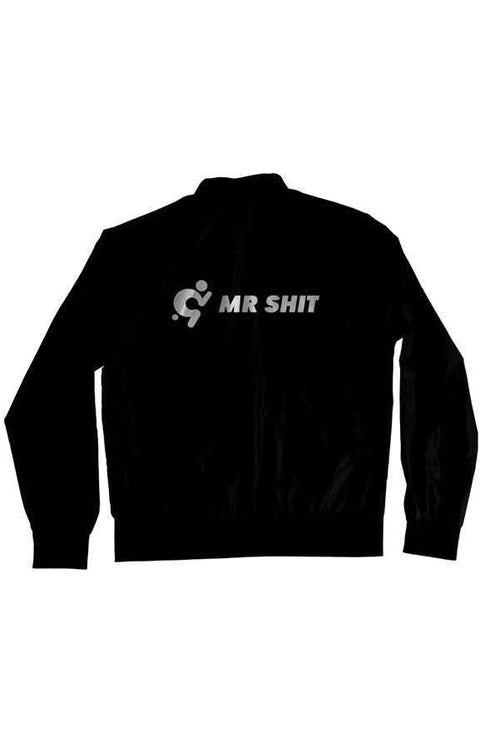 Mr.Shit Lightweight Bomber Jacket - Black Men's Premium Jackets 195 $