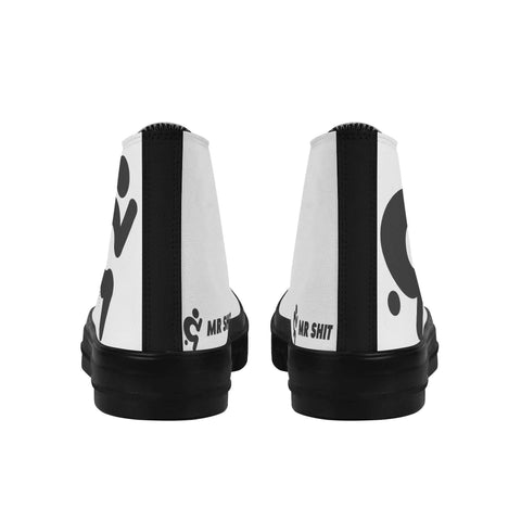 Mr.Shit Men's Classic Black High Top Canvas Shoes Shoes & Footwear 89 $