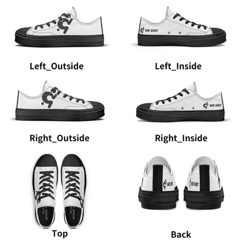Mr.Shit Men's Classic Low Top Canvas Shoes Shoes & Footwear 74 $