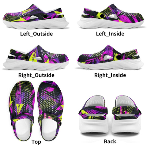 Mr.Shit Mens Clogs - 90s Pattern 2 Shoes & Footwear 41 $