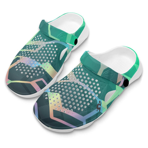 Mr.Shit Mens Clogs - 90s Pattern Shoes & Footwear 41 $