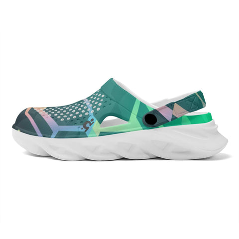 Mr.Shit Mens Clogs - 90s Pattern Shoes & Footwear 41 $