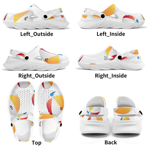 Mr.Shit Mens Clogs - Beach Balls Shoes & Footwear 41 $