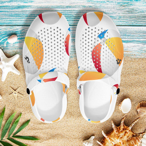 Mr.Shit Mens Clogs - Beach Balls Shoes & Footwear 41 $