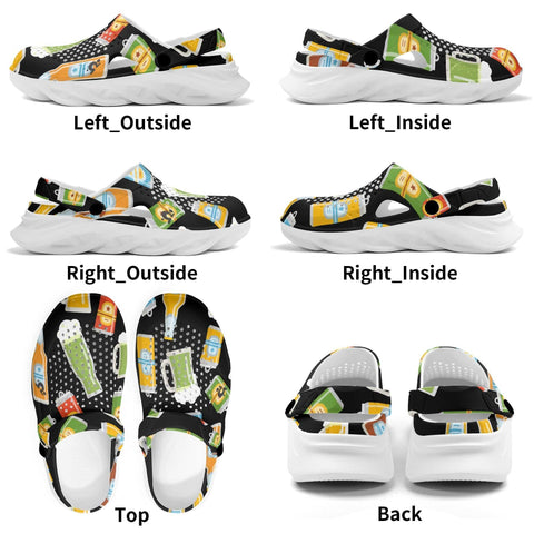 Mr.Shit Mens Clogs - Beer Shoes & Footwear 41 $