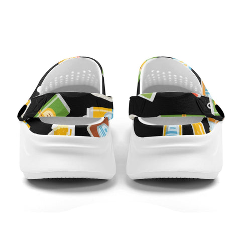 Mr.Shit Mens Clogs - Beer Shoes & Footwear 41 $
