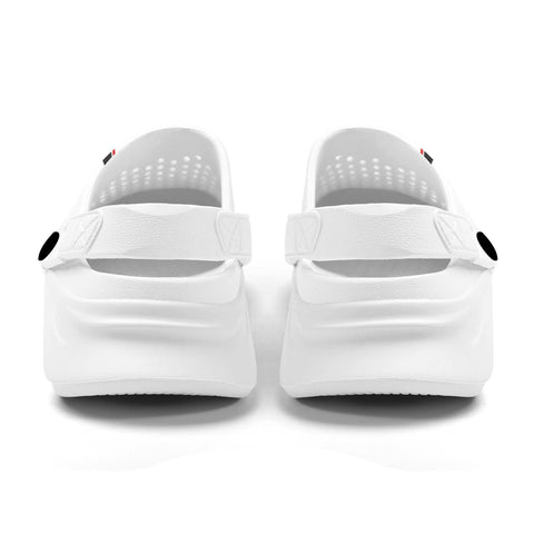 Mr.Shit Mens Clogs - Black and Red Modern Pin Stripe 2 Shoes & Footwear 41 $