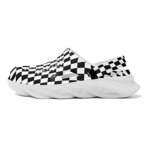 Mr.Shit Mens Clogs - Checkers Shoes & Footwear 41 $