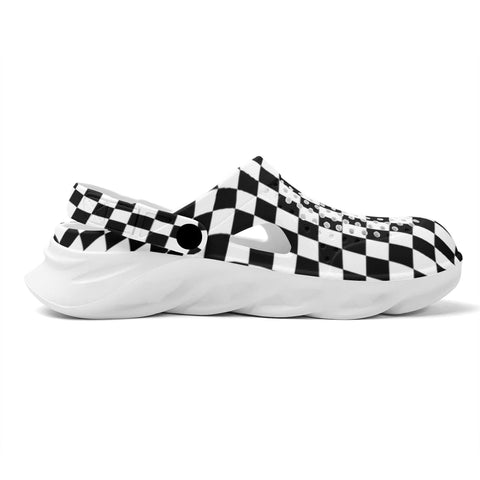 Mr.Shit Mens Clogs - Checkers Shoes & Footwear 41 $