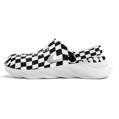 Mr.Shit Mens Clogs - Checkers Shoes & Footwear 41 $