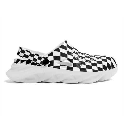 Mr.Shit Mens Clogs - Checkers Shoes & Footwear 41 $