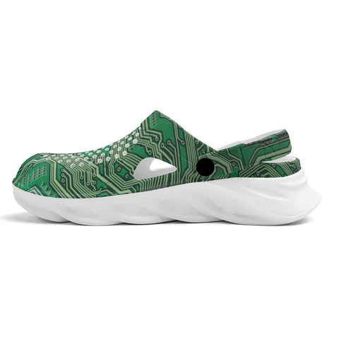 Mr.Shit Mens Clogs - Computer Circuit Shoes & Footwear 41 $