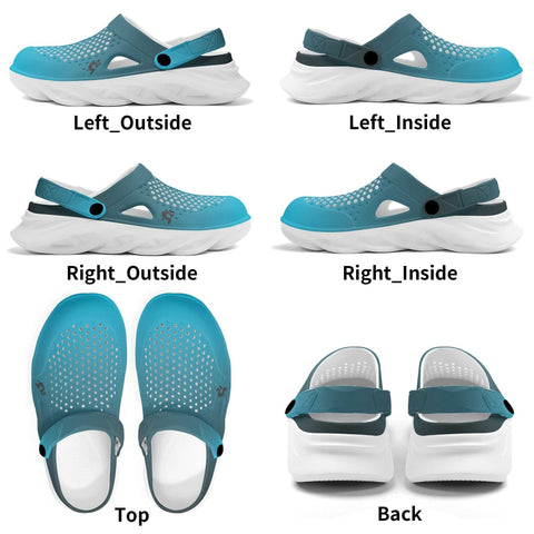 Mr.Shit Mens Clogs - Electric Blue Shoes & Footwear 41 $