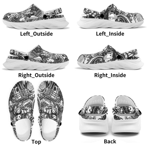 Mr.Shit Mens Clogs - Engine Parts Shoes & Footwear 41 $