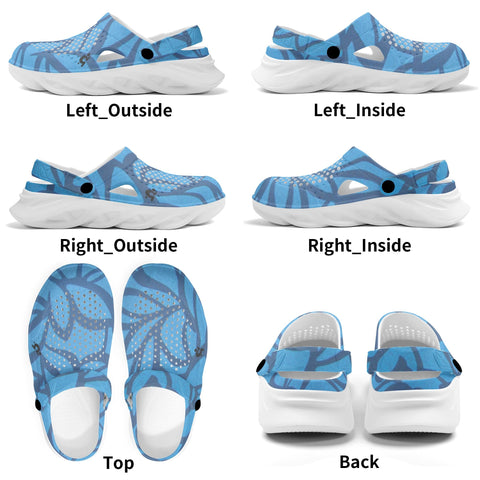 Mens Crocs - Floral Blue - Mr.Shit