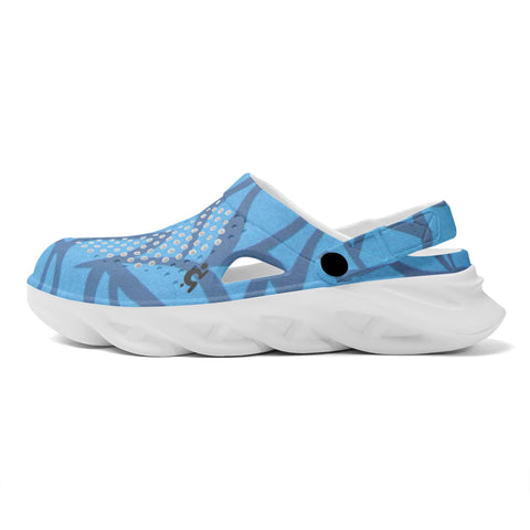 Mens Crocs - Floral Blue - Mr.Shit