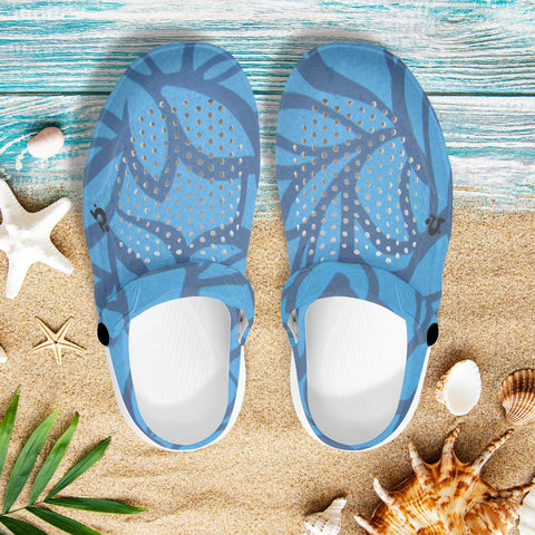 Mens Crocs - Floral Blue - Mr.Shit