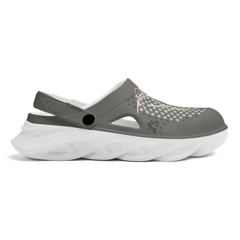 Mr.Shit Mens Clogs - Gold and White Pin Stripe 2 Shoes & Footwear 41 $
