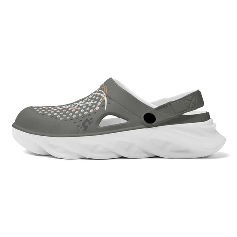 Mr.Shit Mens Clogs - Gold and White Pin Stripe 2 Shoes & Footwear 41 $